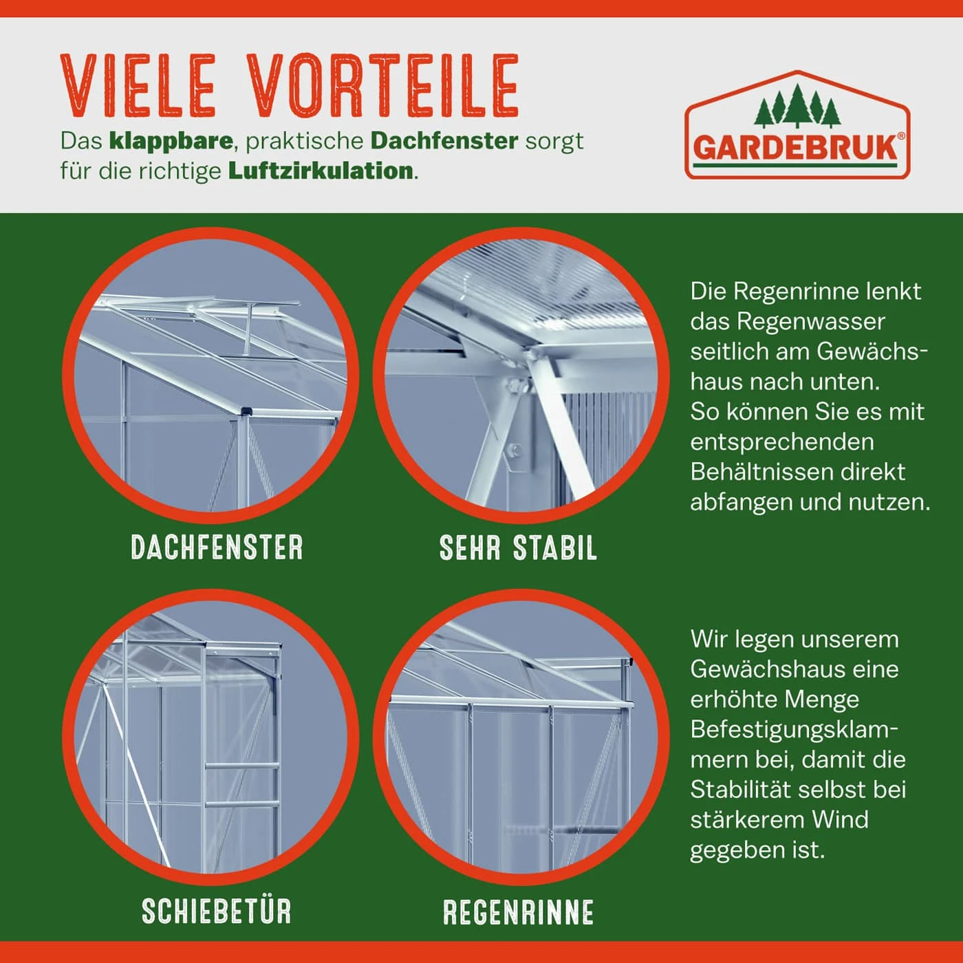 Alu Beistellgewächshaus 190x122x202cm Mit Fenster 5 Alu Beistellgewächshaus 190x122x202cm Mit Fenster – Bild 5