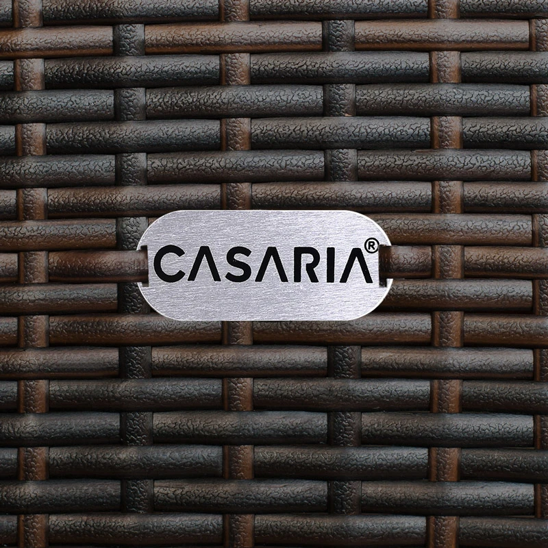 Polyrattan Sitzgarnitur Turin 7-tlg. Braun/Creme 12 Polyrattan Sitzgarnitur Turin 7-tlg. Braun/Creme – Bild 12