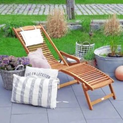Sonnenliege 2er-Set Akazienholz Inkl. Kopfkissen -GartenMeister Verkäufe b82513cf40924934691af45f15b6293e de 991453d 1