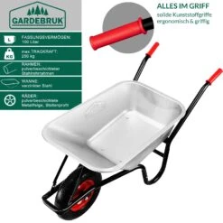 Schubkarre Verzinkt 250kg Mit Luftbereifung -GartenMeister Verkäufe b875a9957358cecd70e70787267728f8 de 108751d 19 1
