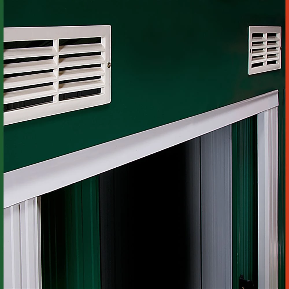 Geräteschuppen Grün Metall 196x122x180cm 6 Geräteschuppen Grün Metall 196x122x180cm – Bild 6