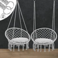 Hängesessel Hellgrau 80x60x140cm -GartenMeister Verkäufe ba2258469016a58b36b6476dd10b430b de 109254d 17 1