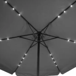 LED Solar Sonnenschirm Athen Anthrazit Ø330cm -GartenMeister Verkäufe bb1a8b141295a851e8c808ffe3497e53 de 107007d 4