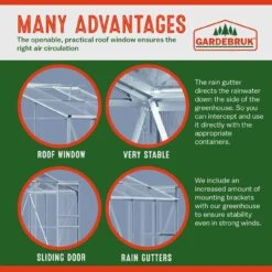 Alu Beistellgewächshaus 190x122x202cm Mit Fundament -GartenMeister Verkäufe bb782e9996fcf09672f99cc1967dcfb2 05 991464 on dts web low uk