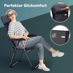 Gartenstuhl 2er-Set Anthrazit Alu Klappbar -GartenMeister Verkäufe bc292d76036769be68975ee7e28057ec 02 109581 on dts amz high de 1