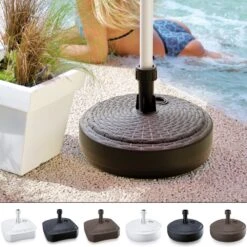 Schirmständer Braun Polyrattan Optik Ø39cm -GartenMeister Verkäufe bceb0688aa5f6bf2ab668801aad58dc3 a de 881015g 1 1 3