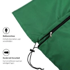 Abdeckung Ampelschirm Grün 3m Reißverschluss -GartenMeister Verkäufe bde79641ef8eba9b87a9184e237bee59 de 102709d 6 1