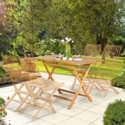 Gartentisch Bari Teakholz 125x60x75cm Klappbar -GartenMeister Verkäufe bf64300eb35c0ae6094ca08b7dc77bd3 de 109046d 6 1