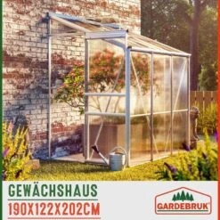 Alu Beistellgewächshaus 190x122x202cm Mit Fenster 9 Alu Beistellgewächshaus 190x122x202cm Mit Fenster -GartenMeister Verkäufe c0567974ade03b1b1c53b8d306f7a287 06 991470 on amb amz low de 1 1