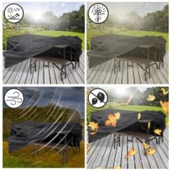 Abdeckplane Bierzeltgarnitur Anthrazit 180x95x76cm -GartenMeister Verkäufe c092551e99249d2ff99ade8a91b2992c de 108922d 4 1