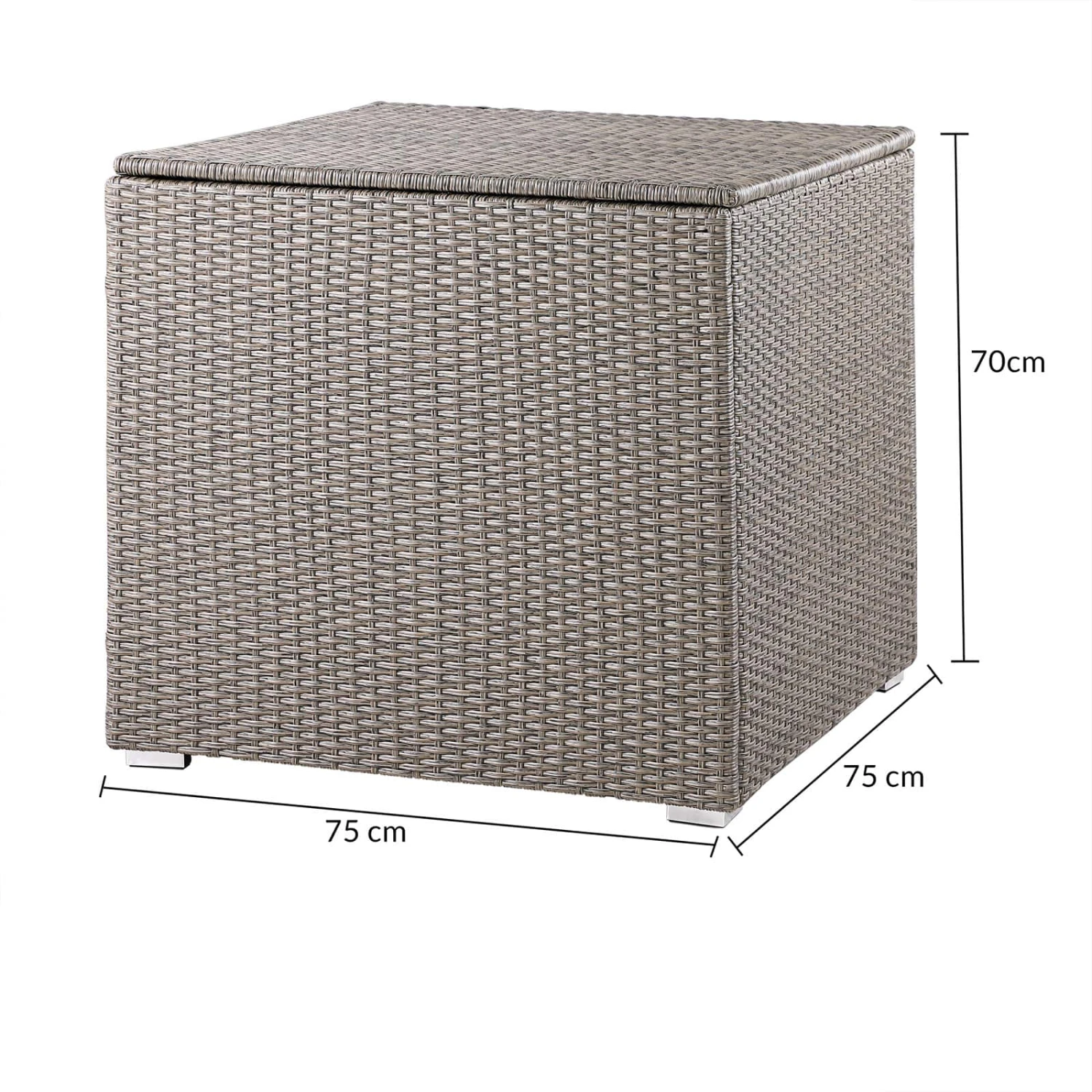 Polyrattan Auflagenbox Creme 318L 9 Polyrattan Auflagenbox Creme 318L – Bild 9