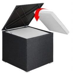 Polyrattan Auflagenbox Schwarz 318L -GartenMeister Verkäufe c47836f79f070a751edc6ebebf6e6b8c de 108953d 8 1