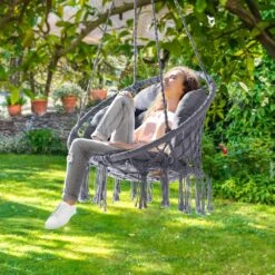 Hängesessel Anthrazit 80x60x140cm -GartenMeister Verkäufe c4dd96f54cc8f548f58890d716c4d047 de 109255d 18 1 1