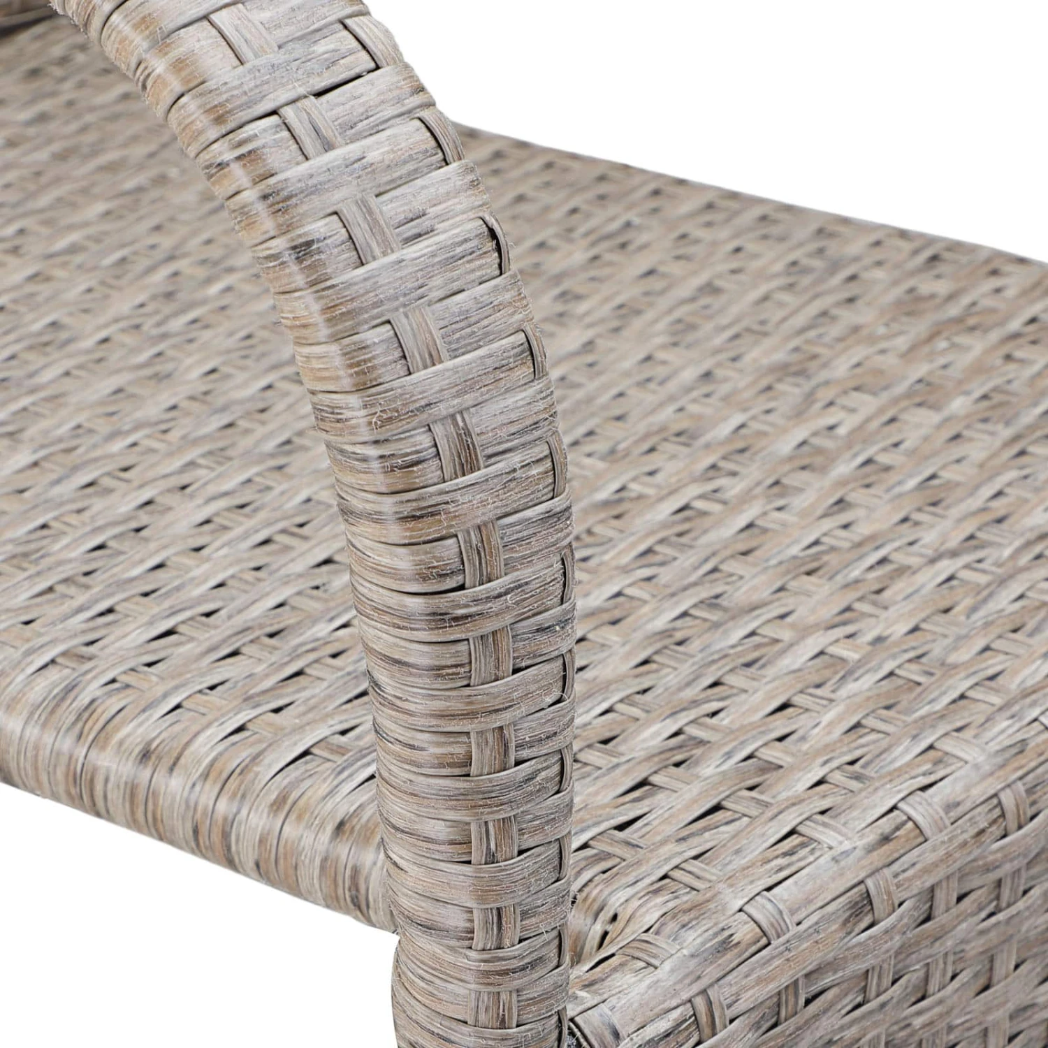 Polyrattan Stapelstuhl Comfort 4er-Set Creme 6 Polyrattan Stapelstuhl Comfort 4er-Set Creme – Bild 6