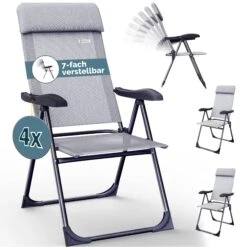 Gartenstuhl 4er-Set Grau Meliert Alu Klappbar 15 Gartenstuhl 4er-Set Grau Meliert Alu Klappbar -GartenMeister Verkäufe c91f1604a455b97970e75e6f293fc1e4 01 109583 on fs m amz high de 1