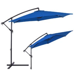 Ampelschirm Blau Alu Ø330cm UV-Schutz 50+ -GartenMeister Verkäufe ca3226e3b87146962777265befc78804 de 104084d 5 1