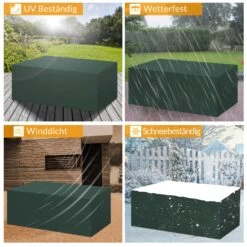 Abdeckung Sitzgarnitur Grün 242x162x100cm -GartenMeister Verkäufe ca54032543e947d47fd53c03c46ce6a7 de 108868d 5 1