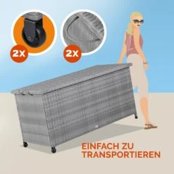 Polyrattan Auflagenbox Grau 122x56x61cm Mit Rollen 27 Polyrattan Auflagenbox Grau 122x56x61cm Mit Rollen -GartenMeister Verkäufe cb4819133427a4a202d3ead6cc9a322f 07 108641 on dts amz high de