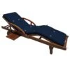 Auflage Sunlounger Blau 196x55x5cm