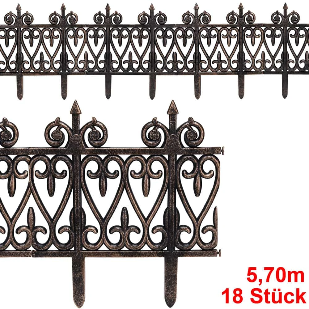 Beeteinfassung 3er-Set Messingoptik 5,70m 3 Beeteinfassung 3er-Set Messingoptik 5,70m – Bild 3