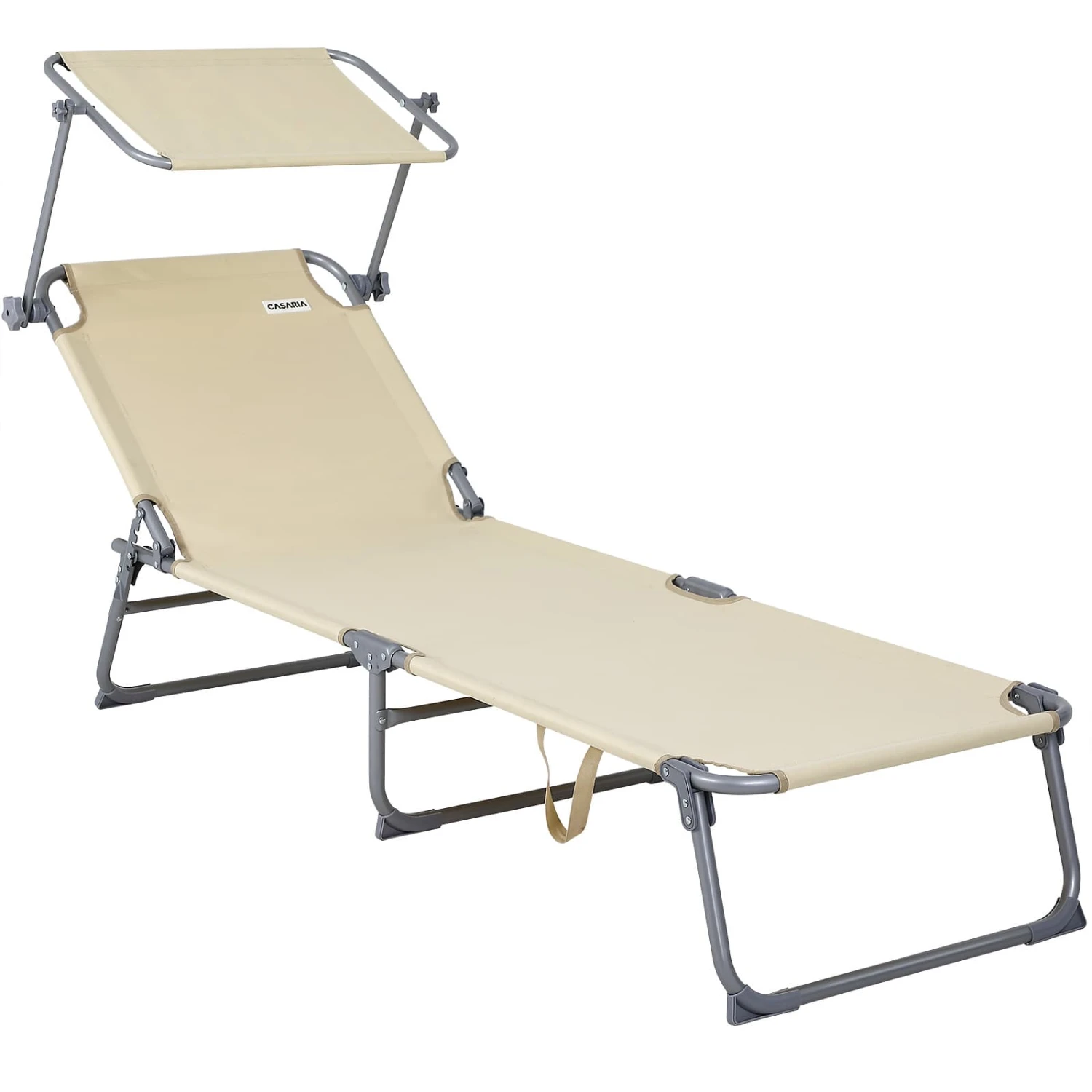 Sonnenliege Hawaii Beige Alu 195x60x30cm 1 Sonnenliege Hawaii Beige Alu 195x60x30cm