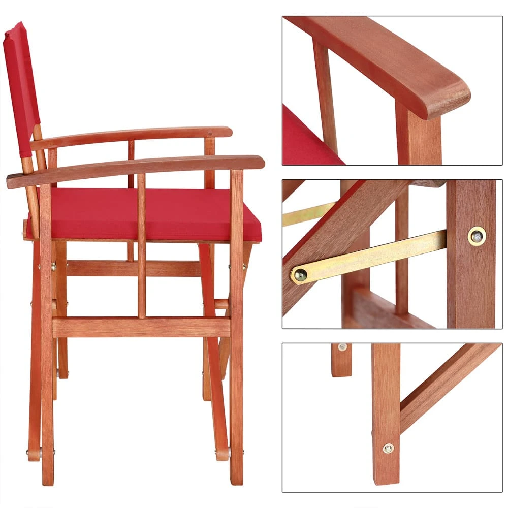 Regiestuhl Cannes Rot Eukalyptus FSC®-zertifiziert 9 Regiestuhl Cannes Rot Eukalyptus FSC®-zertifiziert – Bild 9