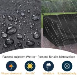 Abdeckung Vanamo Anthrazit 242x162x100cm -GartenMeister Verkäufe cf23c76113b40f72d653002888925a0e de 108650d 9 1 1