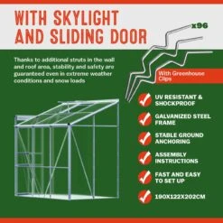 Alu Beistellgewächshaus 190x122x202cm Mit Fundament -GartenMeister Verkäufe d0349f43c0ab9d53dee1867019615057 03 991464 on dts web low uk