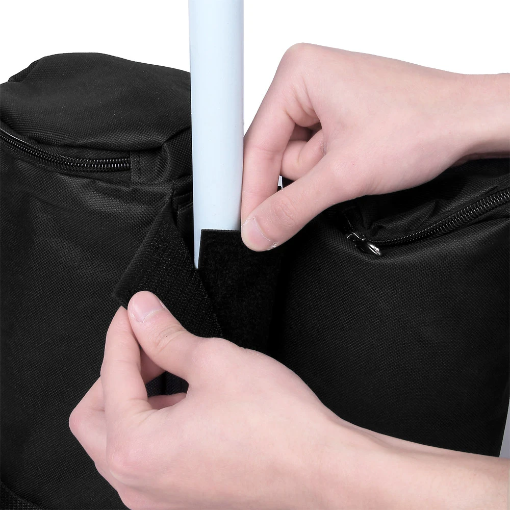 Pavillon Standsicherung 4er-Set Schwarz 3 Pavillon Standsicherung 4er-Set Schwarz – Bild 3