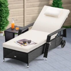 Polyrattan Sonnenliege Schwarz/Creme 193x90x43cm 11 Polyrattan Sonnenliege Schwarz/Creme 193x90x43cm -GartenMeister Verkäufe d4680aaa4ea0b4feb2888293a751e35b de 995627d 12 1 1