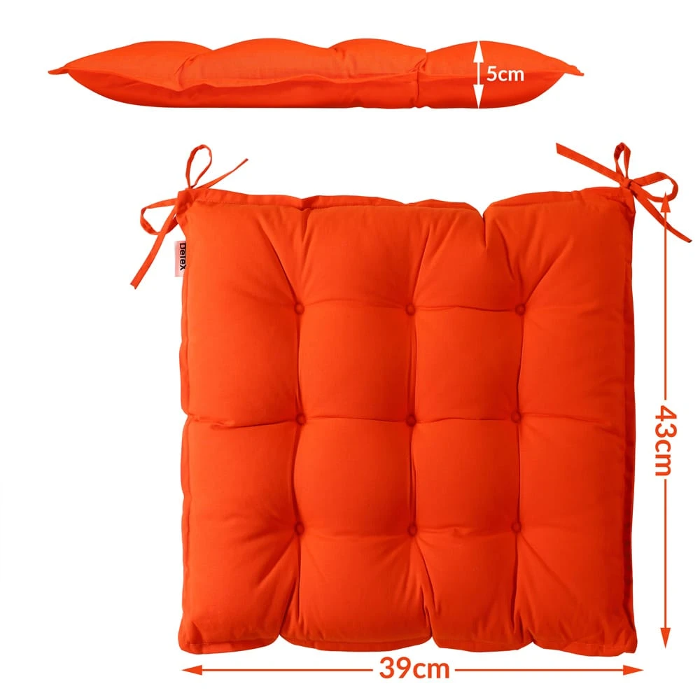 Sitzkissen 6er-Set Cozy Orange 7 Sitzkissen 6er-Set Cozy Orange – Bild 7
