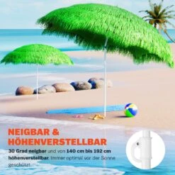 Sonnenschirm Hawaii Grün Ø160cm UV-Schutz 30+ -GartenMeister Verkäufe d6052bf0d7a6d491823671f927cee323 02 102503 on amb web low de 1