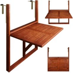 Balkonhängetisch Akazienholz 65x45x87cm FSC®-zertifiziert Klappbar -GartenMeister Verkäufe d60674e332daebb05f15571c32c2d227 de 102331d 4