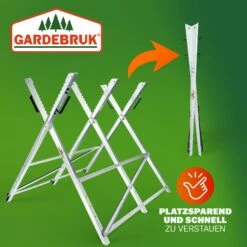 Holzsägebock Metall Verzinkt 83x81x88cm -GartenMeister Verkäufe d6e108095646eff269f096a916b04968 04 102049 on dts amz high de