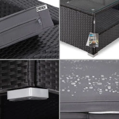 Polyrattan Ecklounge Schwarz/Anthrazit Dicke Rückenpolster -GartenMeister Verkäufe d9d35fd204c33654f25643956745daff de 995174d 26 1