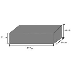 Abdeckung Gartenmöbel Grün 197x68x32/62cm -GartenMeister Verkäufe dac0571fdc4ac97073cbdf2659b6c372 de 109140d 3 1