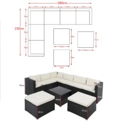 Polyrattan Ecklounge XXL Schwarz/Creme Inkl. Kissen -GartenMeister Verkäufe dd83b9f5da3951ac524bbcf4c9fe9c62 de 995172d 11 1 1