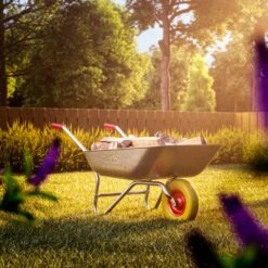 Schubkarrenrad Gelb PU-Schaum Inkl. Achse -GartenMeister Verkäufe de158027380bea4c0d912865a7f746c1 02 101617 on amb web low de