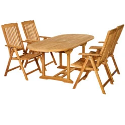 Garten-Sitzgruppe Bari 5-tlg. Teakholz -GartenMeister Verkäufe df9df60c606209054cda38d0b161155d a de 994992g 1