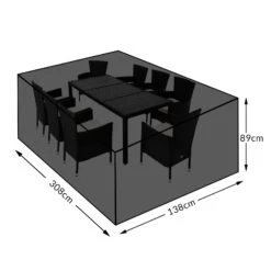 Abdeckung Sitzgarnitur Silber 308x138x89cm -GartenMeister Verkäufe e0bff874e99db4787832a4fc522d3620 de 107081d 3