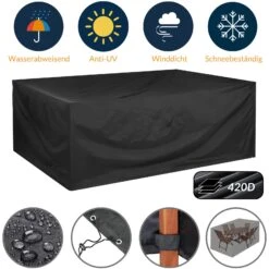 Abdeckung Vanamo Anthrazit 242x162x100cm -GartenMeister Verkäufe e36ab4c202bb6bfcbe2623268214ecb2 de 108650g 1