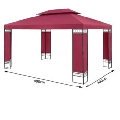 Pavillon Elda Bordeauxviolett XXL 3x4m -GartenMeister Verkäufe e5c447120cea8d76f9e2700ede2a59b3 de 994671d 1 1