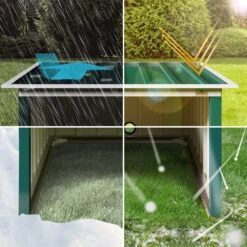 Mähroboter Garage Grün Metall 89x90x54cm -GartenMeister Verkäufe e667a040d525db99c739a824dafc611b de 109177d 6 1