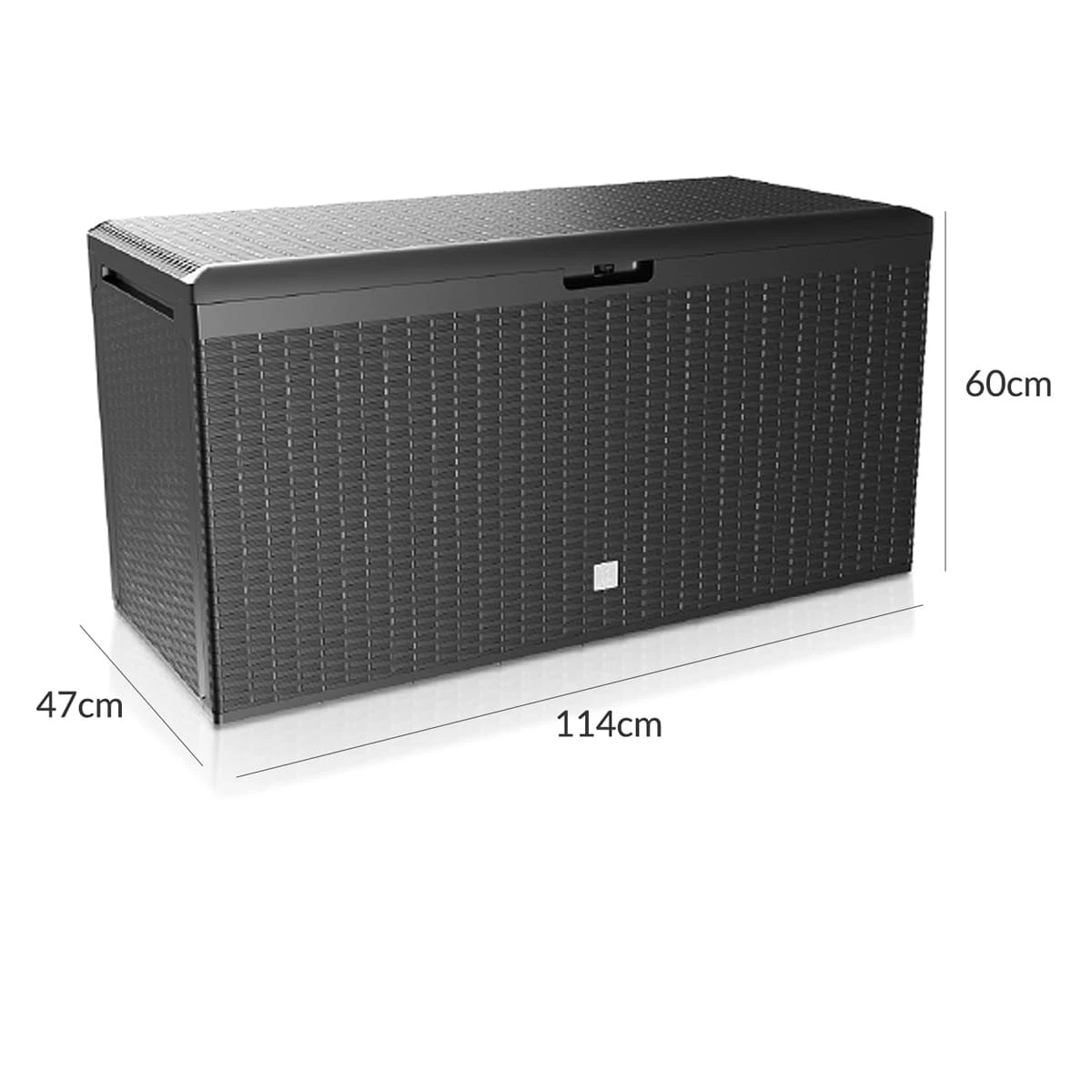 Auflagenbox Rato Plus Anthrazit 290L Rollen 4 Auflagenbox Rato Plus Anthrazit 290L Rollen – Bild 4