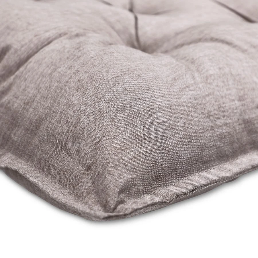 Sitzkissen 4er-Set Creme Meliert 40x40x8cm 3 Sitzkissen 4er-Set Creme Meliert 40x40x8cm – Bild 3