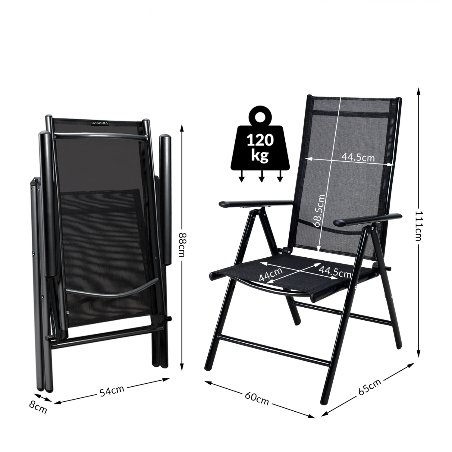 Garten-Sitzgruppe Bern 9-tlg. Anthrazit Alu 8 Garten-Sitzgruppe Bern 9-tlg. Anthrazit Alu – Bild 8