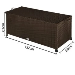 Polyrattan Auflagenbox Braun 122x56x61cm Rollen -GartenMeister Verkäufe ea7315cbe3e53fa1d9c22d477fe7e205 de 103761d 5 1