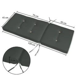 Stuhlauflage 6er-Set Anthrazit Für Hochlehner Vanamo -GartenMeister Verkäufe ec0537f9f1fbcfd284d713485442eee4 de 101949d 4