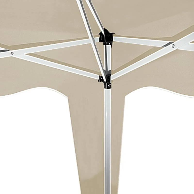 Faltpavillon Capri Beige 3x3m Inkl. 4 Seitenwände 4 Faltpavillon Capri Beige 3x3m Inkl. 4 Seitenwände – Bild 4