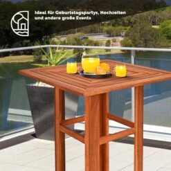 Stehtisch Akazienholz 75x75x110cm -GartenMeister Verkäufe f01c2e3390699543db003db3940f429f 07 103757 on dts web low de 1
